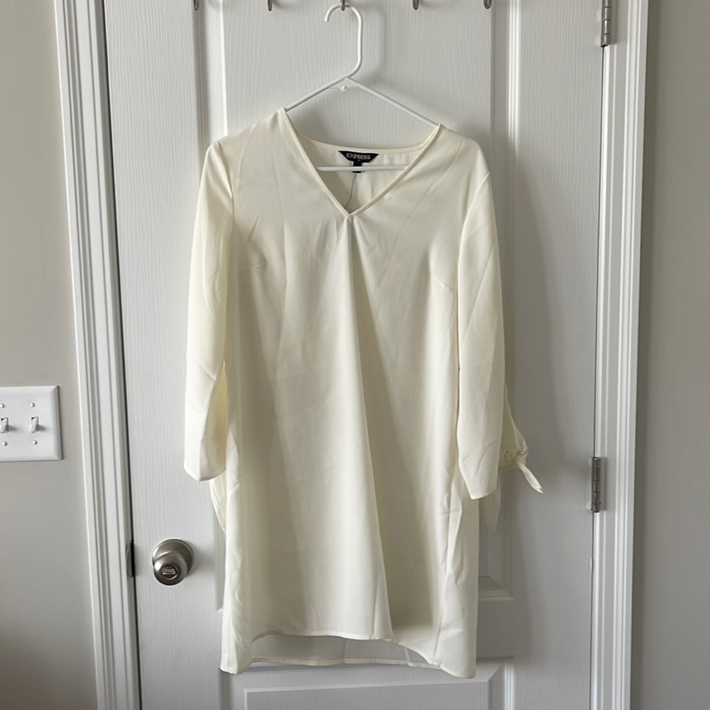 White dress- Express never worn